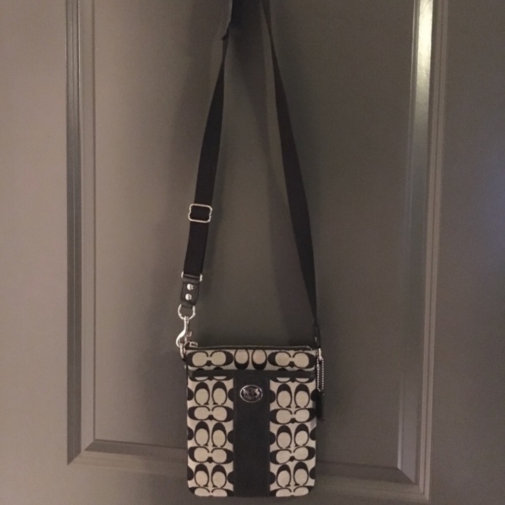 Coach crossbody with matching coach wristlet
